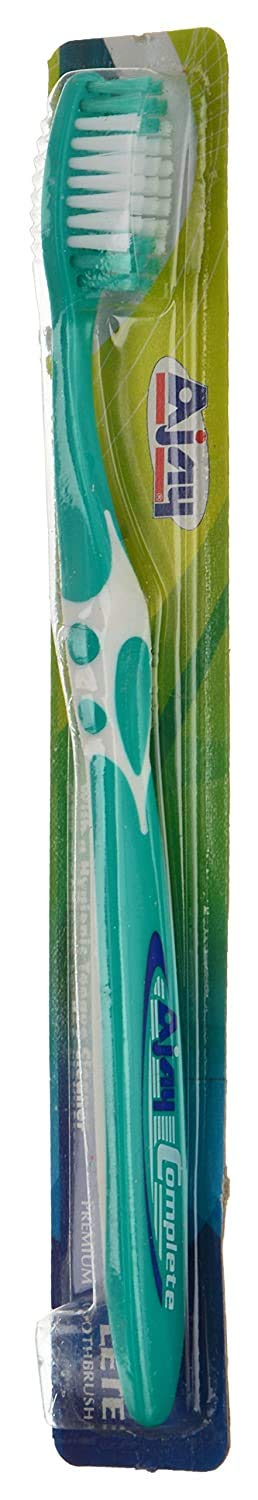 Ajay Plastic Complete Manual Toothbrush (Medium) - Set of 12 - Image 3